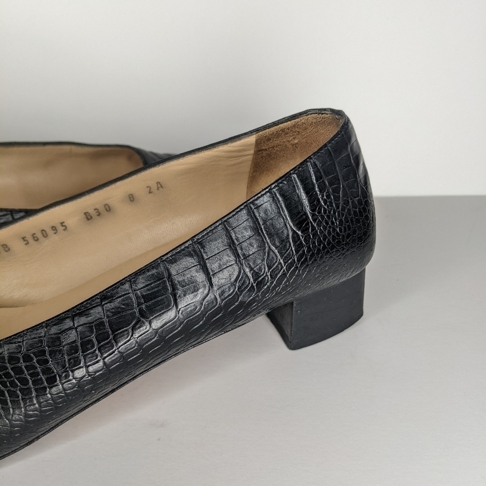 Salvatore Ferragamo Croc Heels - Picture 4 of 15